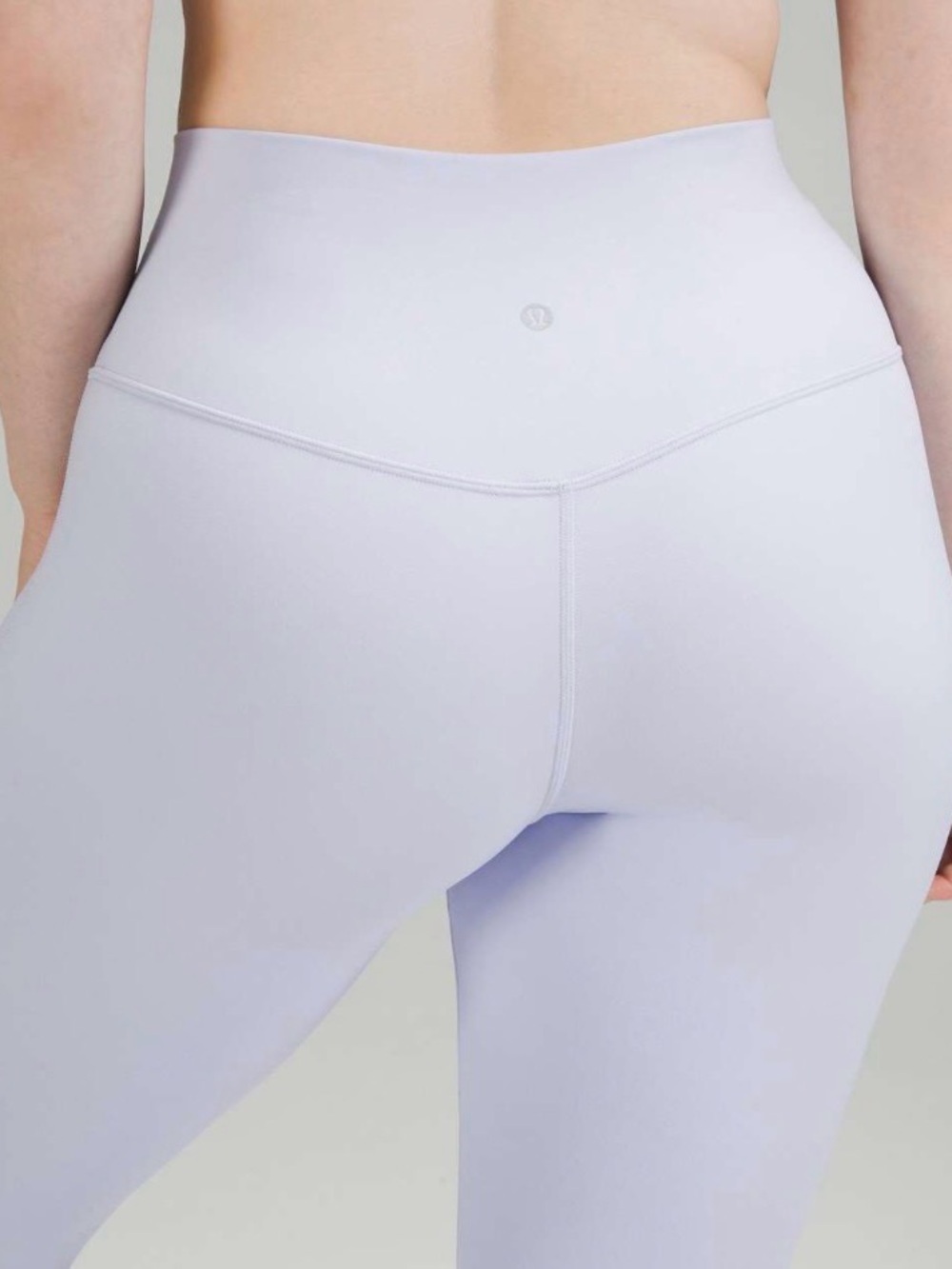 Lululemon Align High Rise crop 21”Leggings size 4 *double line in pastel blue - Picture 2 of 5